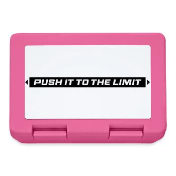 Push It To The Limit - Lunchbox - pink - Front