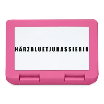 Härzbluetjurassierin Kanton Jura - Brotdose - Pink - Vorne