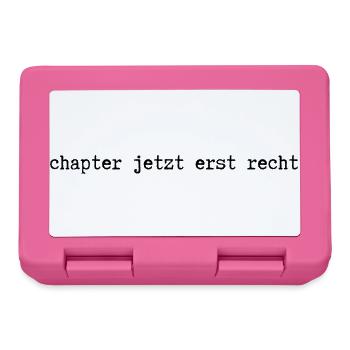 chapter jetzt erst recht - Brotdose - Pink - Vorne