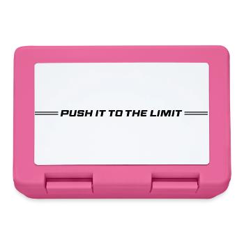 Push It To The Limit - Lunchbox - pink - Front