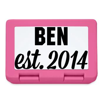 Ben est 2014 - Brotdose - Pink - Vorne