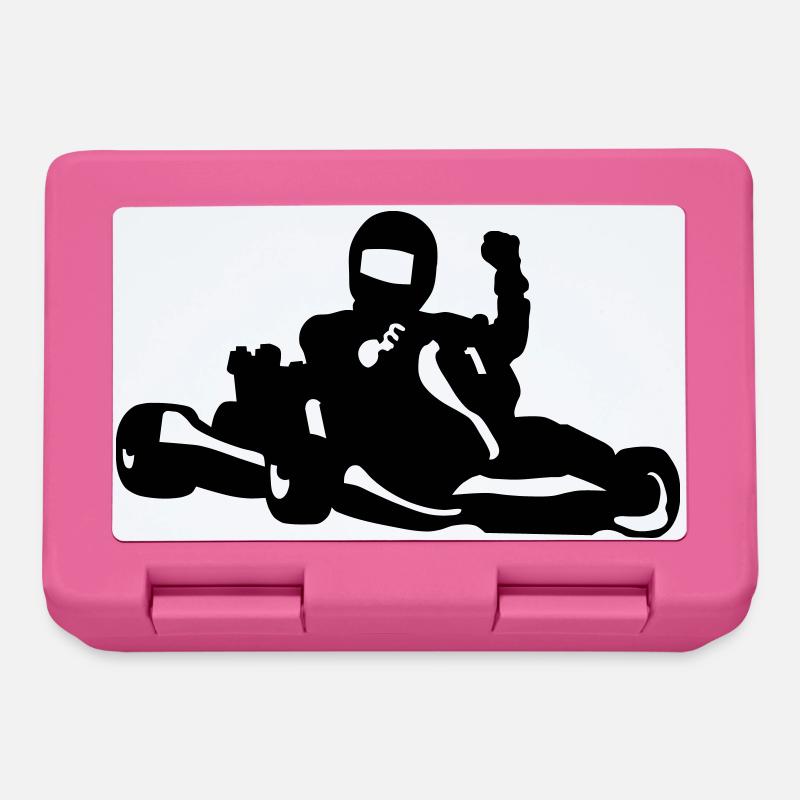 Karting - Boîte à goûter - rose