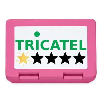 Tricatel - Boîte à goûter - rose - Devant