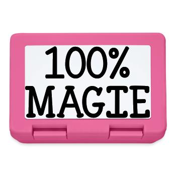 100% Magie - Boîte à goûter - rose - Devant