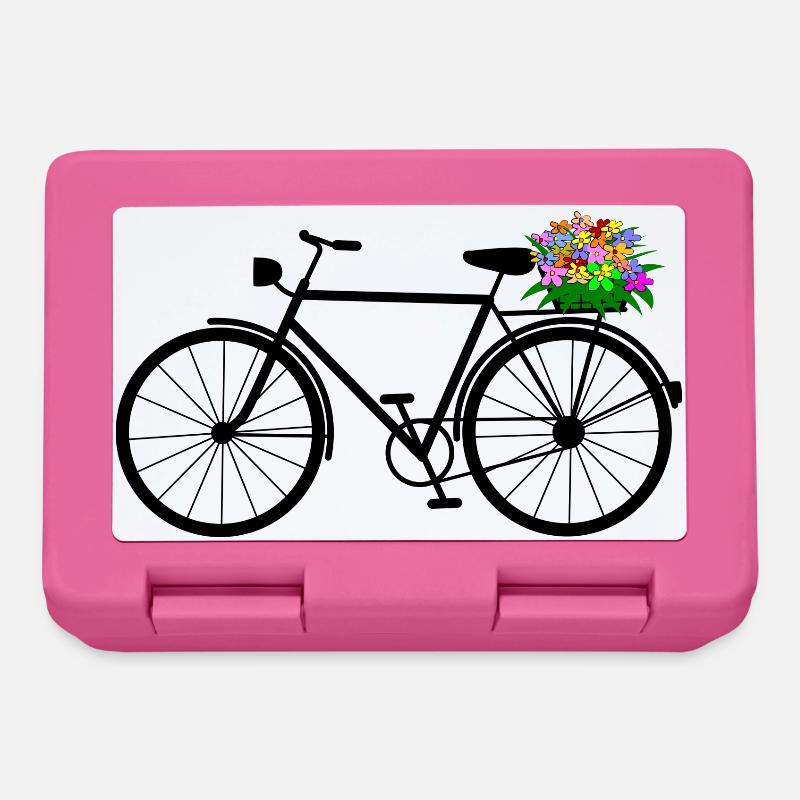 vélo - Boîte à goûter - rose