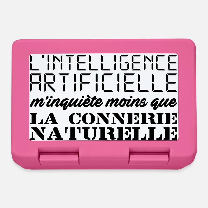 Intelligence artificielle - Boîte à goûter - rose