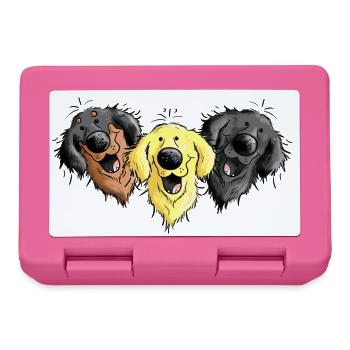 Hovawart Chiens - Boîte à goûter - rose - Devant