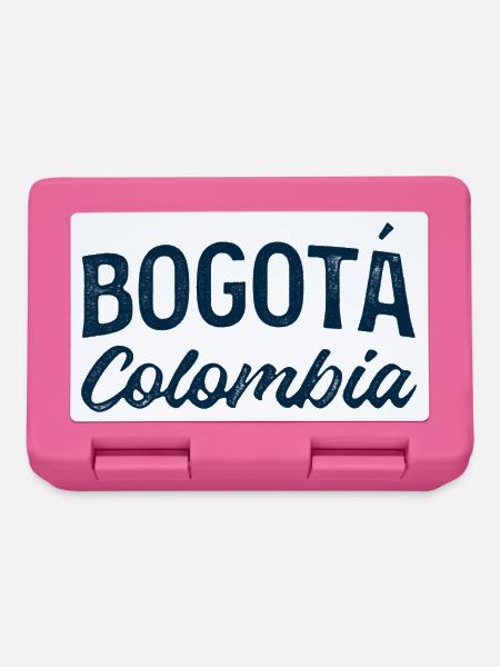 Bogotá Kolumbien Vintage Schriftzug - Brotdose - Pink