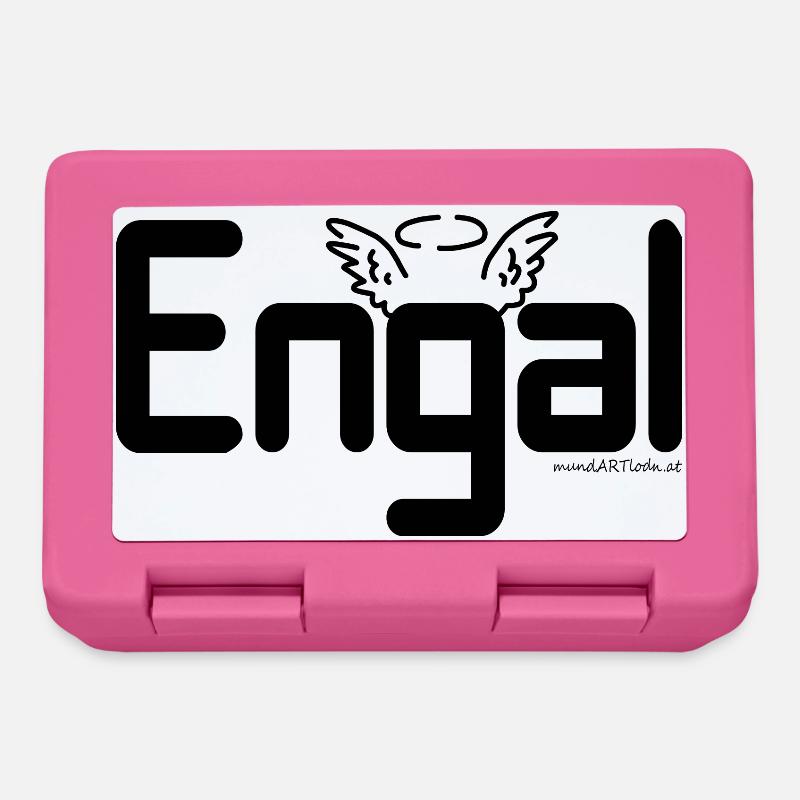 Engal - Engerl, Austrian dialect, Gift - Lunchbox - pink