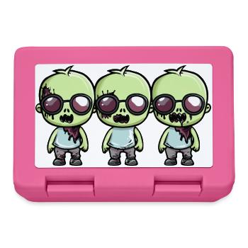 Zombies Halloween - Boîte à goûter - rose - Devant