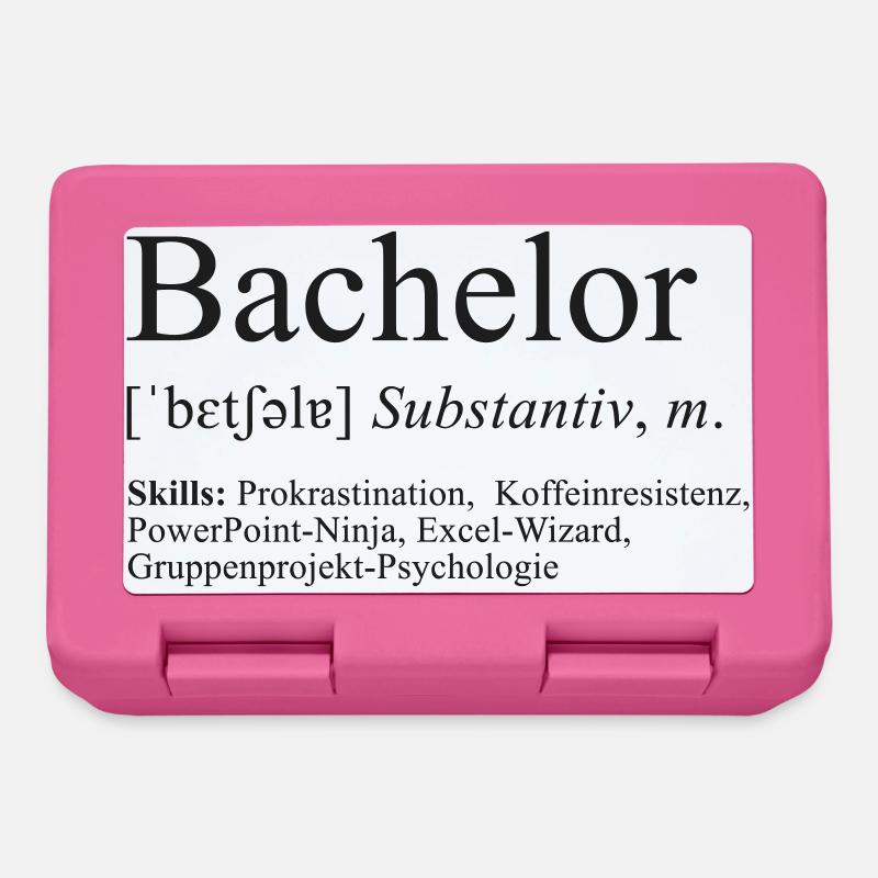 Bachelor - Brotdose - Pink