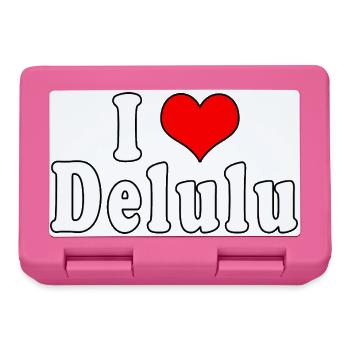 Ich liebe Delulu - Brotdose - Pink - Vorne