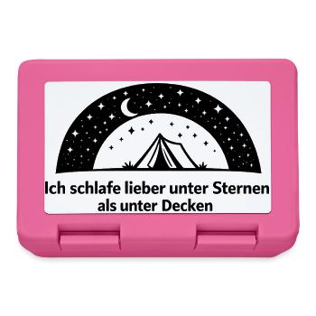 Sternenbogen Kranz - Brotdose - Pink - Vorne