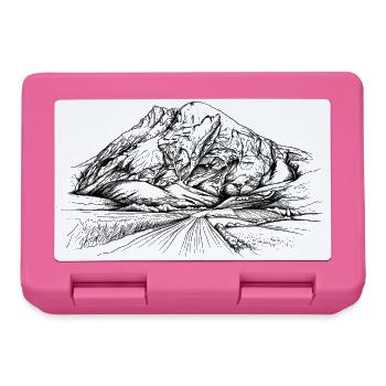 High Mouth Silhouette | Mieminger Chain Summit - Lunchbox - pink - Front
