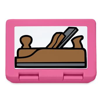 Planer Carpenter Icon - Lunchbox - pink - Front