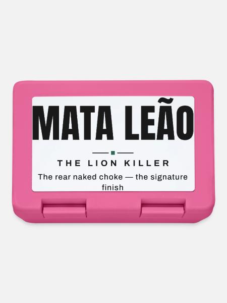 Mata Leão — Die Löwenjägerin | Echtes Jiu-Jitsu - Brotdose - Pink