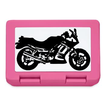 Motorrad , Ninja , Japan , Rennmaschine , (25) - Brotdose - Pink - Vorne
