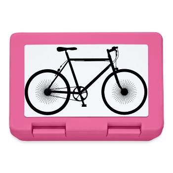Fahrrad - Bike - Logo - Brotdose - Pink - Vorne