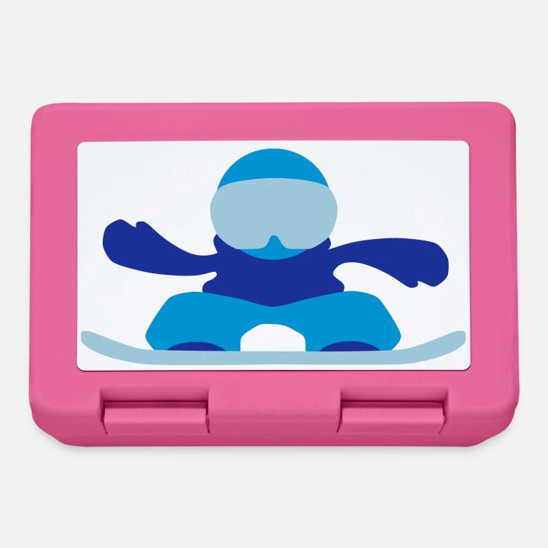 snowboarder - Lunchbox - pink