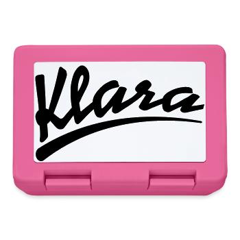 klara | Klara - Boîte à goûter - rose - Devant