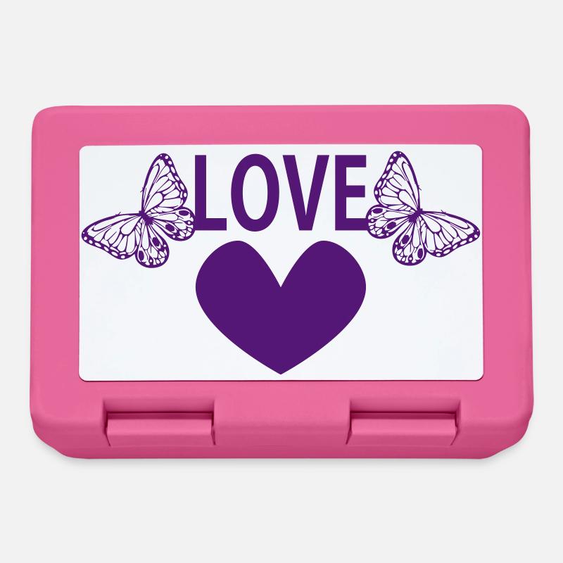 LOVE - Brotdose - Pink