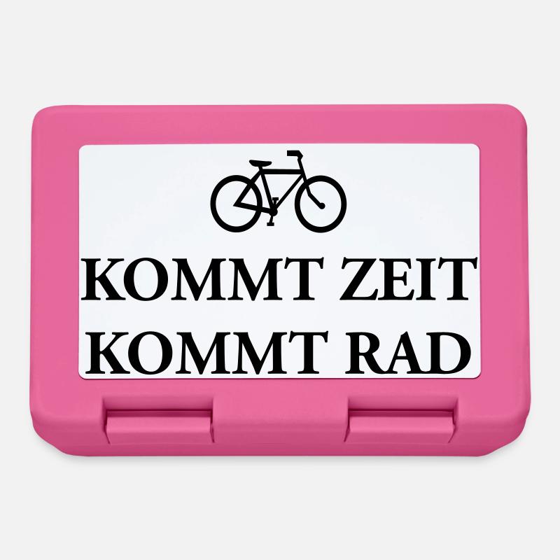 Kommt Zeit Rad - Brotdose - Pink