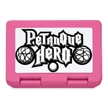 Petanque héro flex - Boîte à goûter - rose - Devant