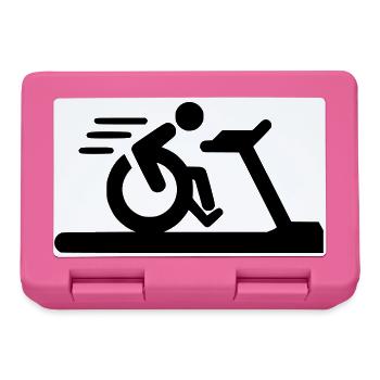 Fitness en fauteuil roulant # - Boîte à goûter - rose - Devant
