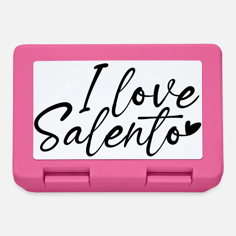 Ich liebe Salento - Brotdose - Pink