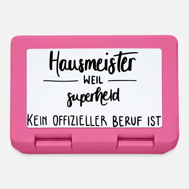 Hausmeister - Superheld! - Brotdose - Pink