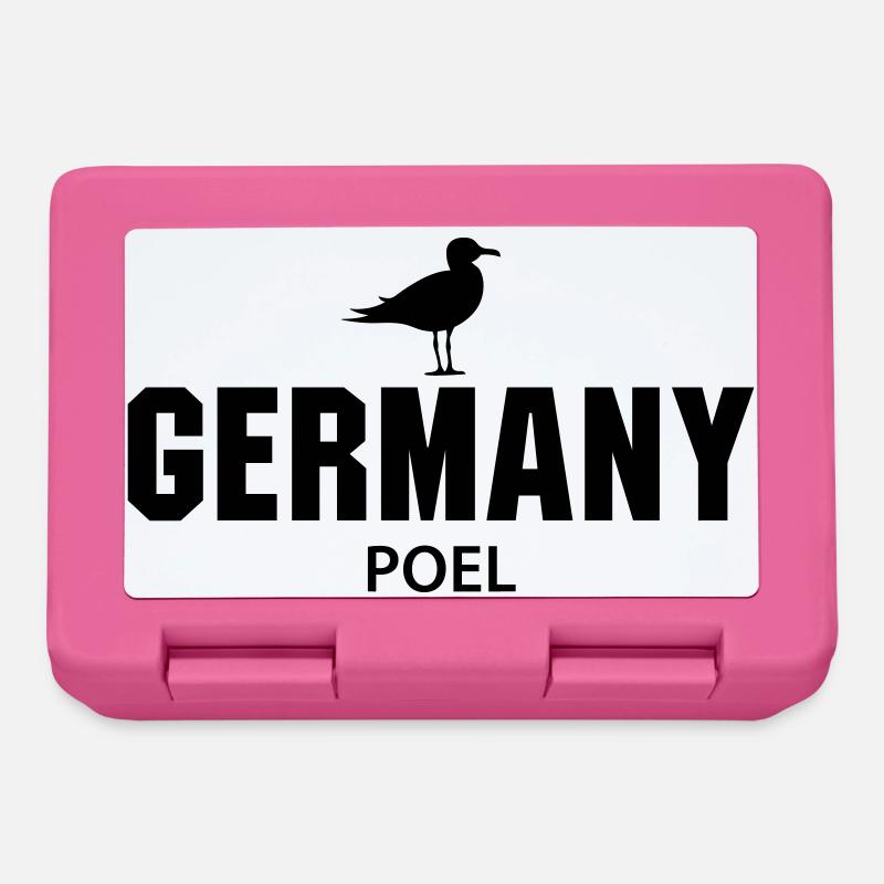 Poel ALLEMAGNE - Boîte à goûter - rose