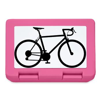Fahrrad Rennrad Radfahrer Fahrradfahrer Rad - Brotdose - Pink - Vorne