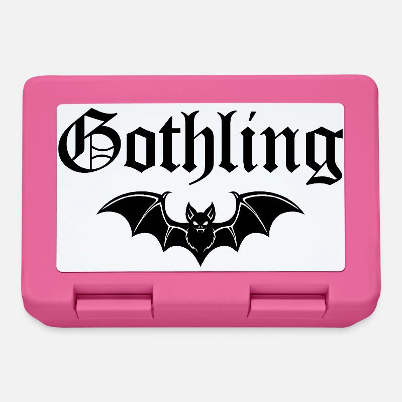 Gothling goth gothique bébé rock - Boîte à goûter - rose
