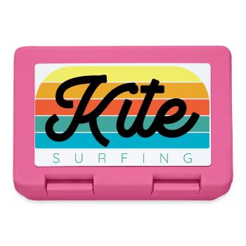 Kitesurfer Kiteboard Kitesurfen Kitesurf - Brotdose - Pink - Vorne