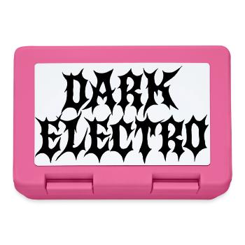 Dunkler Elektro - Brotdose - Pink - Vorne