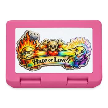 Hate or Love? - Brotdose - Pink - Vorne