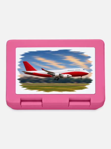 Königin des Himmels, Flugzeug - Brotdose - Pink