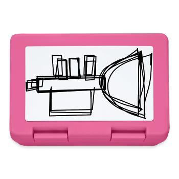 Flügelhorn handgezeichnet - Brotdose - Pink - Vorne
