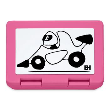 Race car - Lunchbox - pink - Front