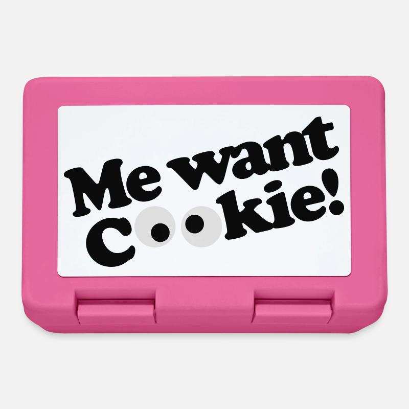 Ich will Plätzchen! - Brotdose - Pink