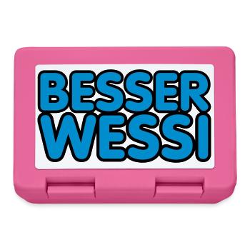 Besserwessi | Wessi | Westen - Boîte à goûter - rose - Devant
