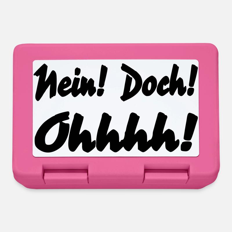 Nein Doch Ohhhh - Brotdose - Pink