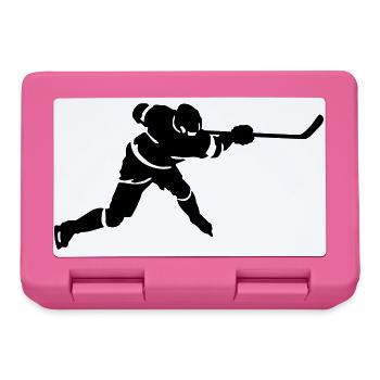 Eishockey - Brotdose - Pink - Vorne