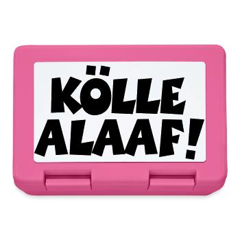 Kölle Alaaf! Kölner Karneval in Köln - Brotdose - Pink - Vorne