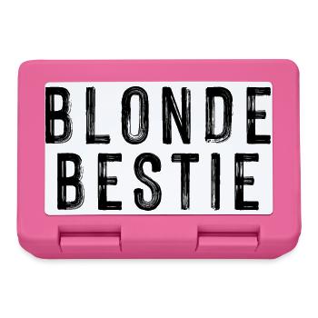 Blonde Bestie für temperamentvolle Blondinen - Brotdose - Pink - Vorne