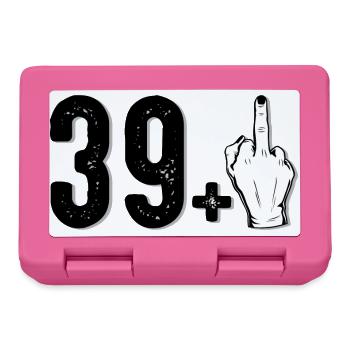 30+ Mittelfinger Grafik - Brotdose - Pink - Vorne