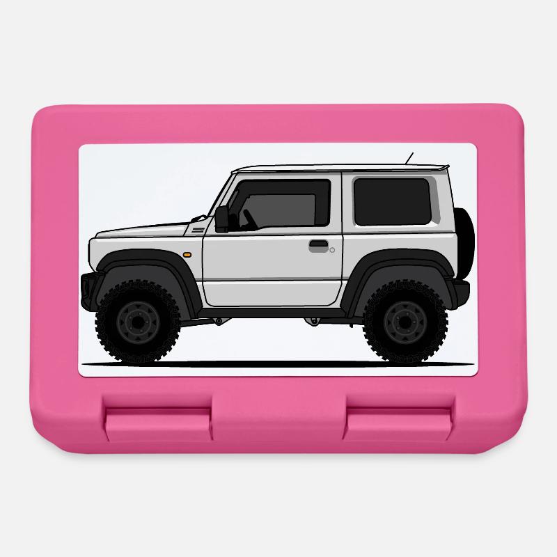Jimny Weiß - Brotdose - Pink