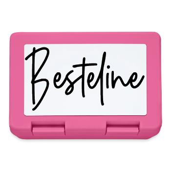 Besteline - beste Freundin - beste Freunde - Brotdose - Pink - Vorne