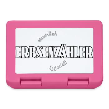 Erbsenzähler - Brotdose - Pink - Vorne