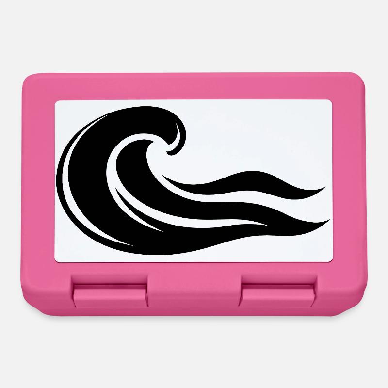 Découvrez la puissance de la vague ! - Boîte à goûter - rose